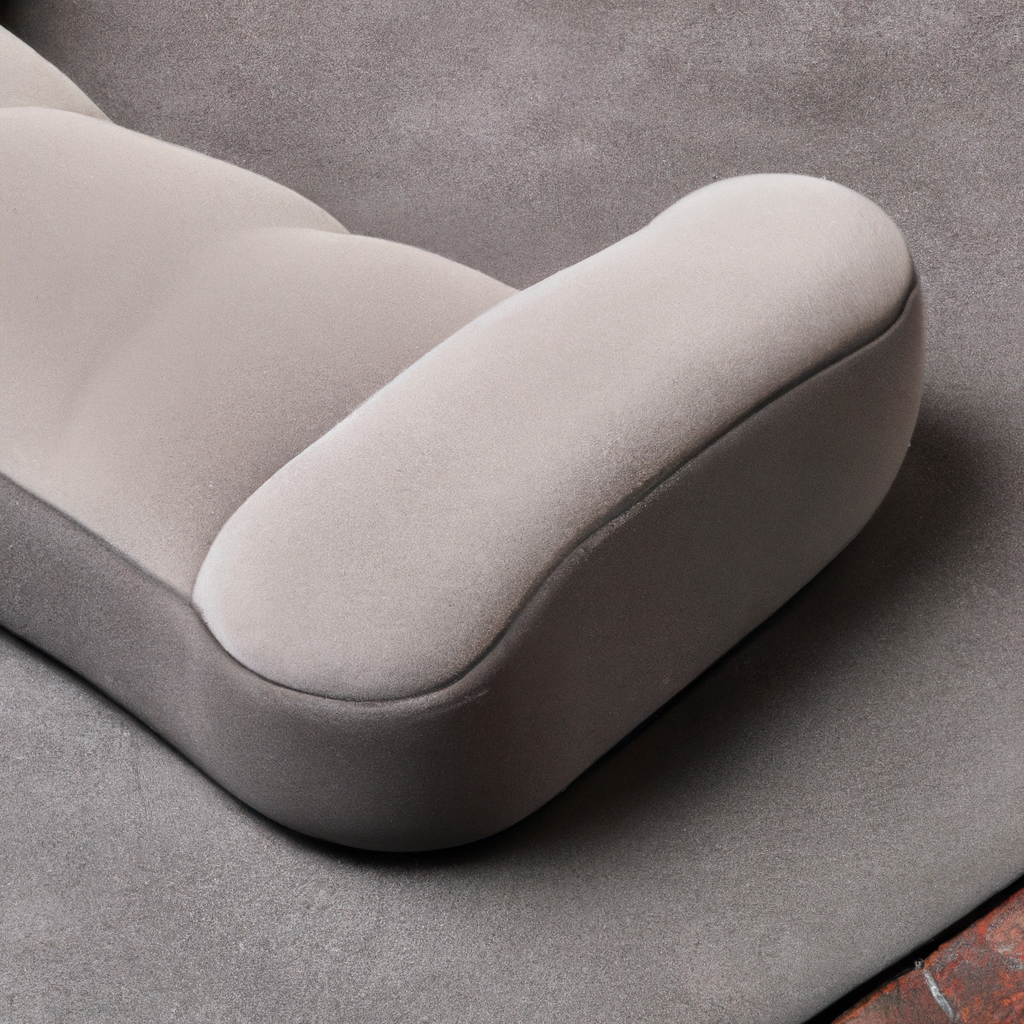 Крупный план амбушюров с памятью формы, текстура экокожи