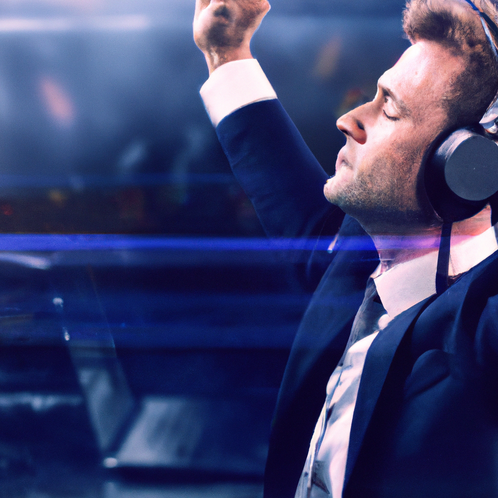 Портрет мужчины в минималистичном офисе